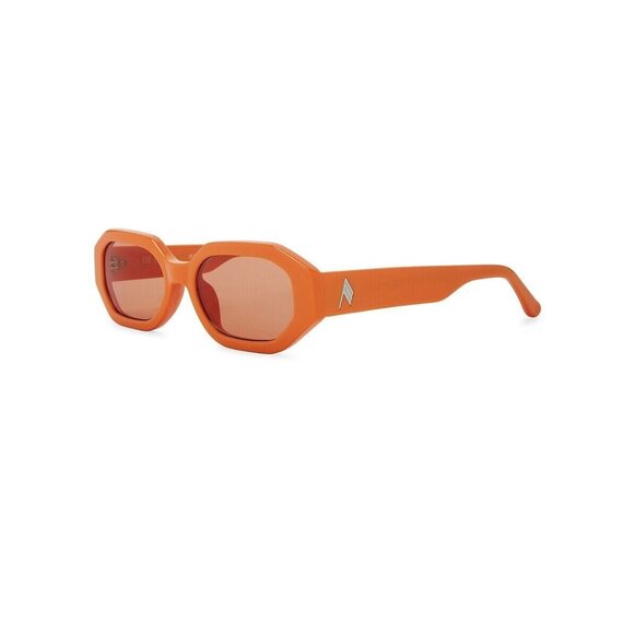 THE ATTICO Irene Geometric Sunglasses in Orange main image 7